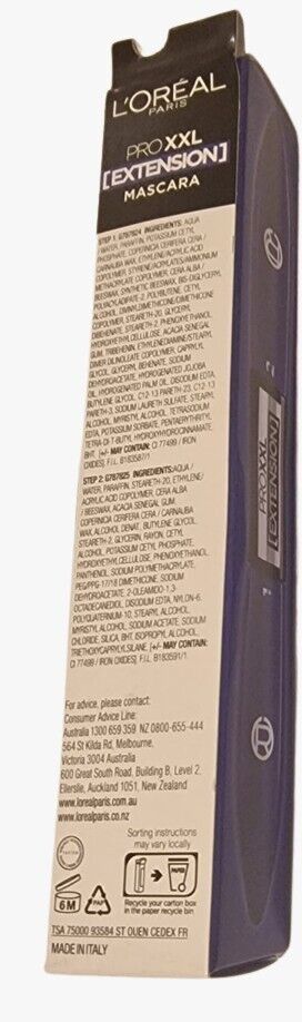 L’Oreal Paris Pro XXL Extension 2 Step Mascara ,Black,12 ml