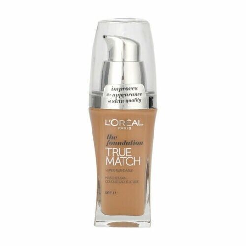 L’Oreal Paris True Match Foundation  D7.W7 Golden Amber,SPF17,30 ml