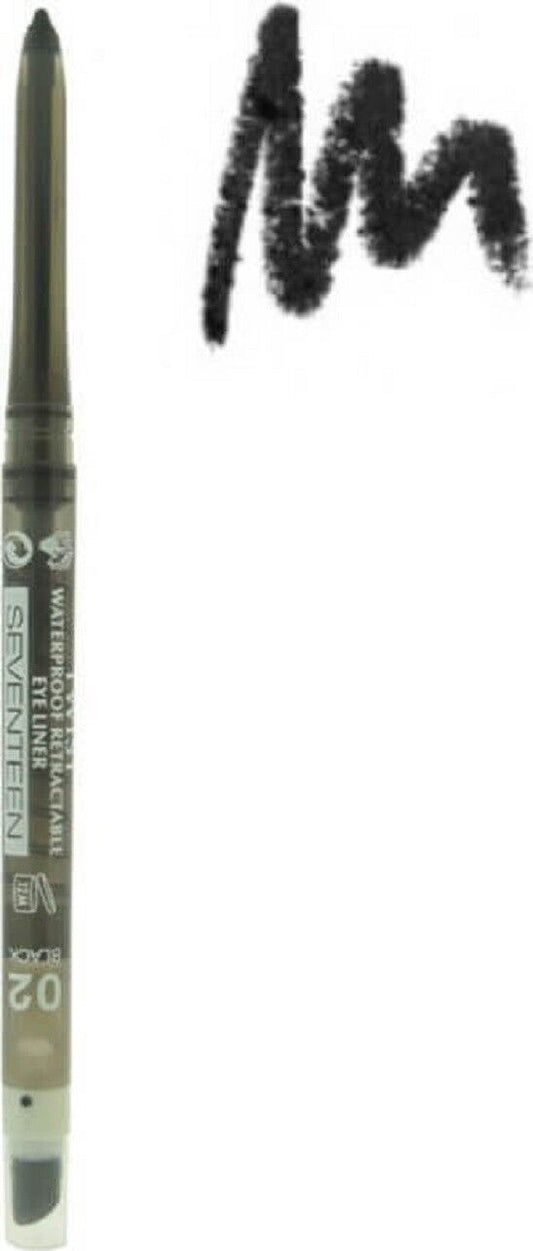 Seventeen Twist Mechanical Eyeliner Eye Pencil 02 Black,0.28g