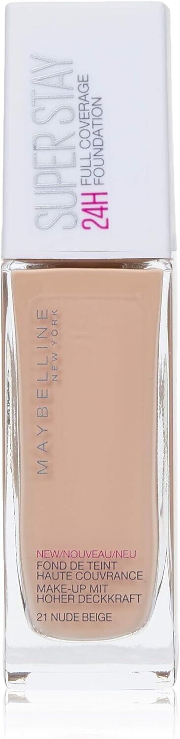 Maybelline Superstay 24 H Liquid Foundation 21 Nude Beige,30 ml