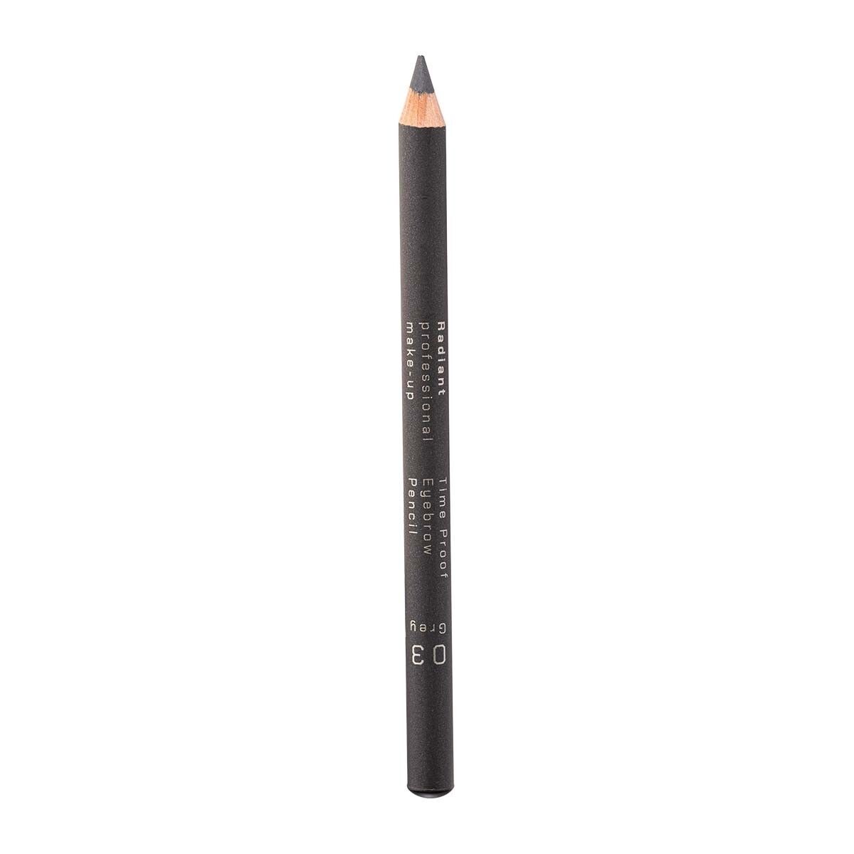 RADIANT PROFESSIONAL MAKE UP,TIME PROOF EYEBROW PENCIL,03 GREY,1.14 G,FREE 🚚