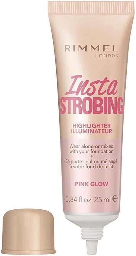 Rimmel London,Insta Strobing Highlighter,Pink Glow, 25 ml