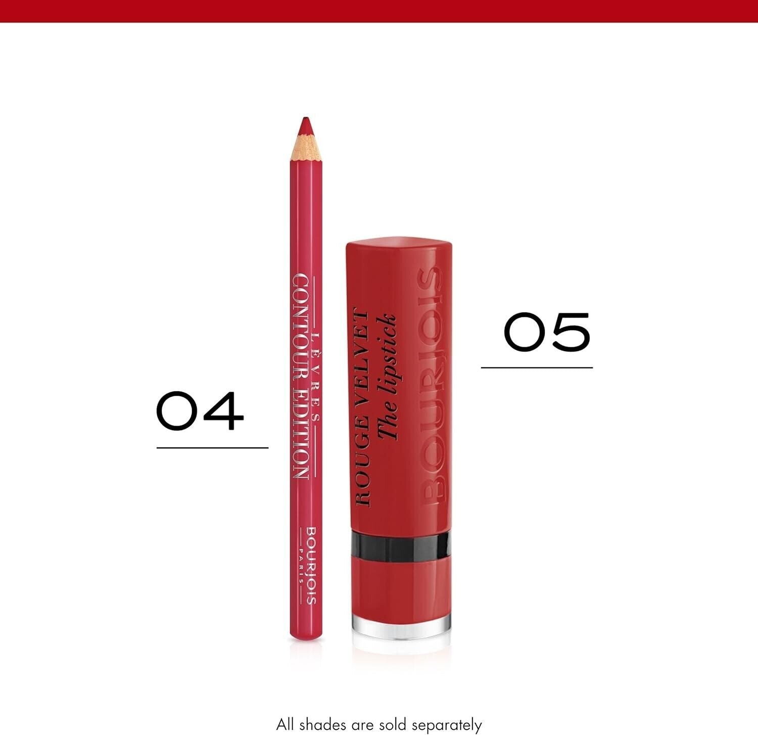 Bourjois Levres Contour Edition Lip Liner,4 Chaud Comme La Fraise, 1.14g