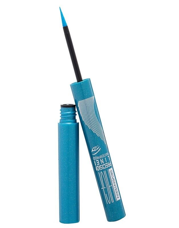 Seventeen High Precision Waterproof Eyeliner,No. 9  Shocking Blue,1.8ml