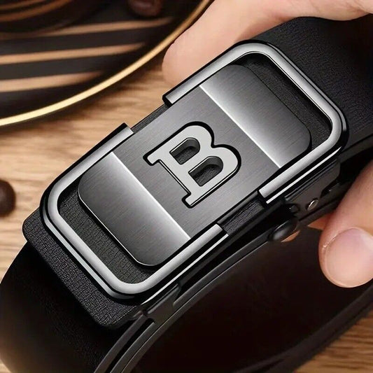 Toothless Inner Wear Belt For Men, Automatic Buckle Belt For Business, Free 🚚