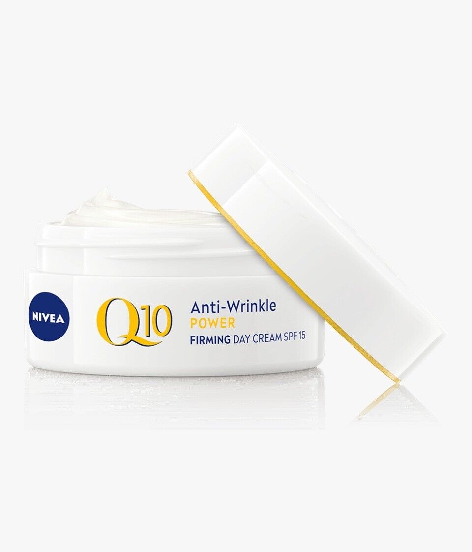 Nivea Q10 ANTI-WRINKLE POWER FIRMING DAY CREAM SPF 15,50 ML,Free Shipping 🚚