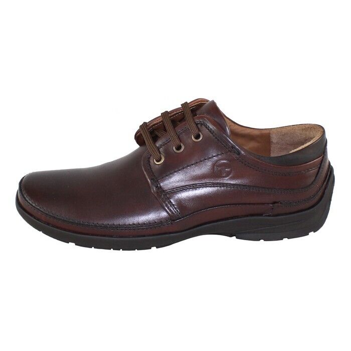 Men's Shoes Casual Natural Leather Gittanos 103, Brown 