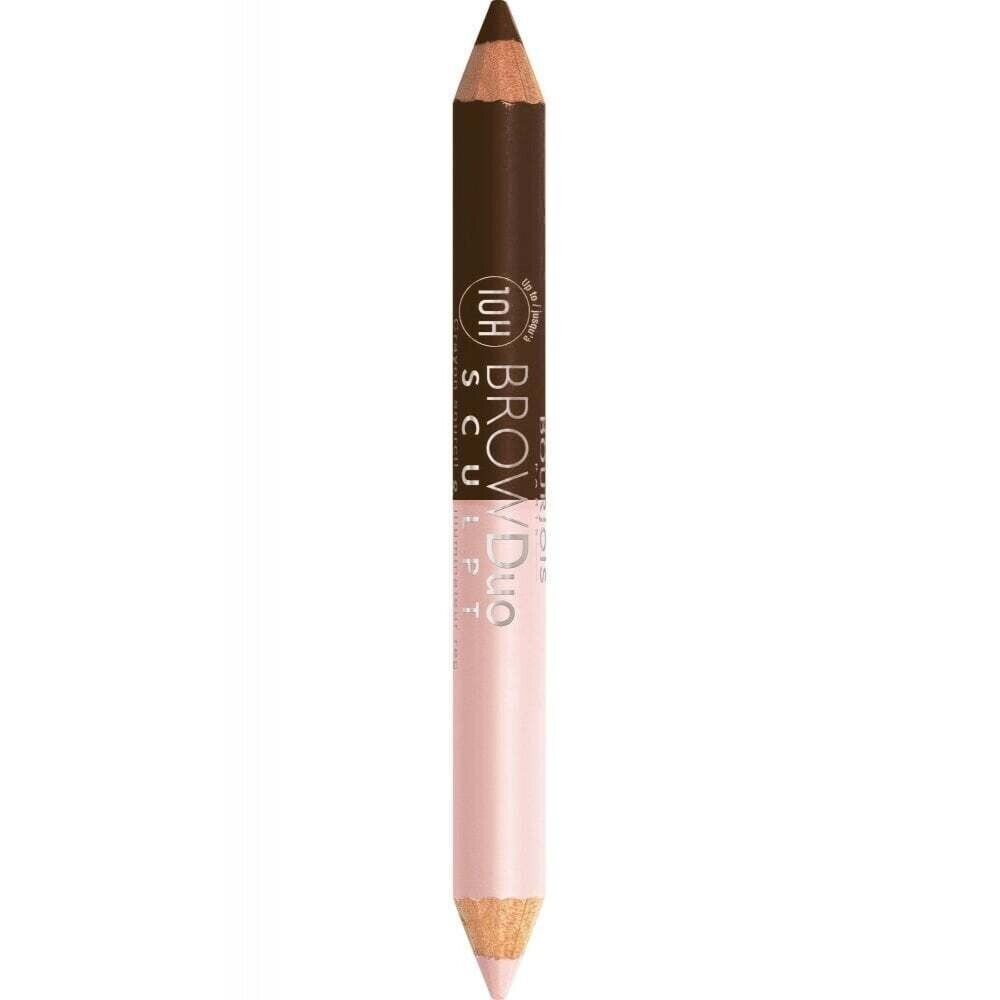 Bourjois Brow Duo Sculpt Eyebrow Pencil&Highlighter 22 Chestnut,1.95 g