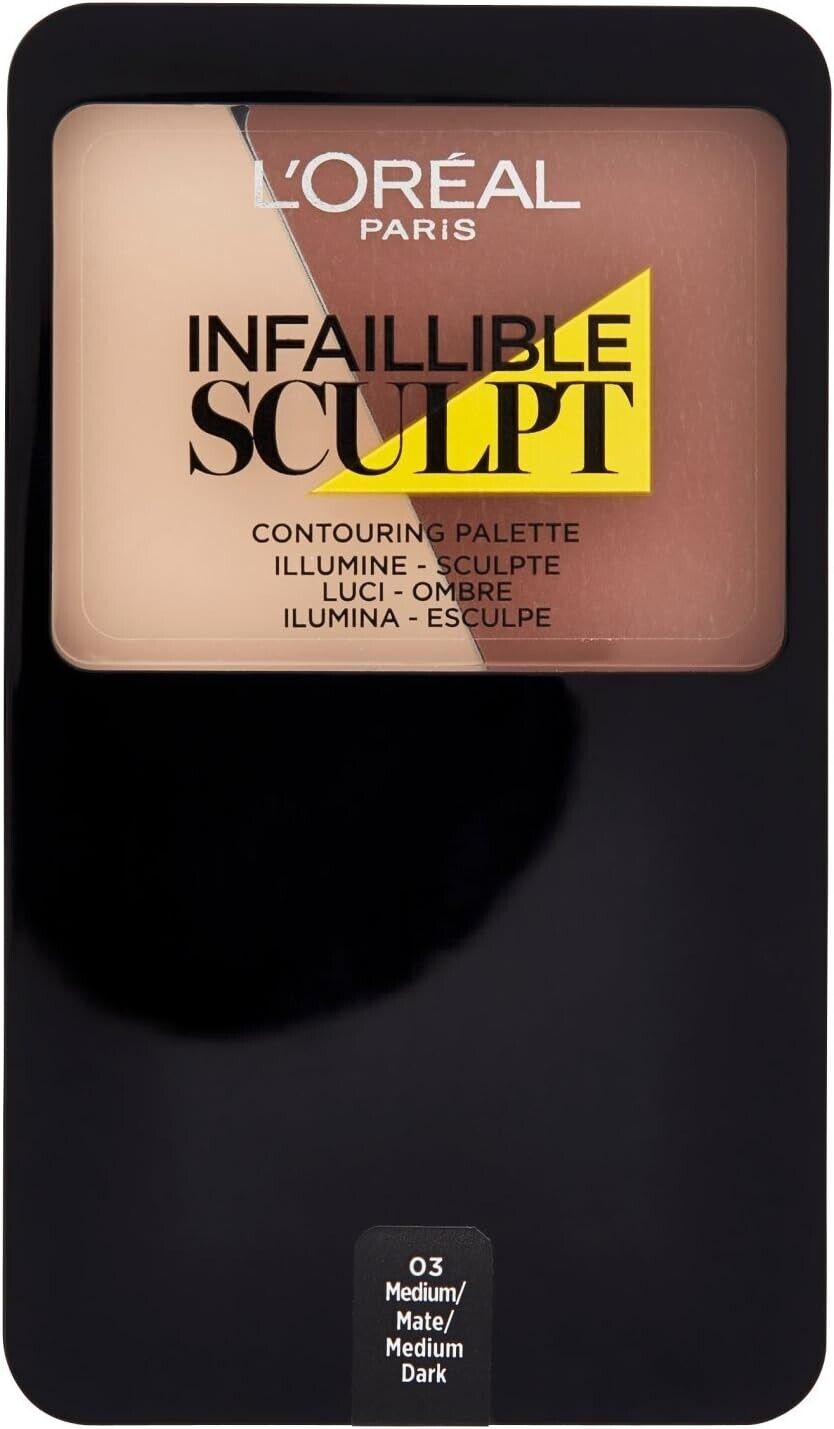 L'oreal Paris Infaillible Sculpt Contouring  Palette - 03 Medium Dark,10 g