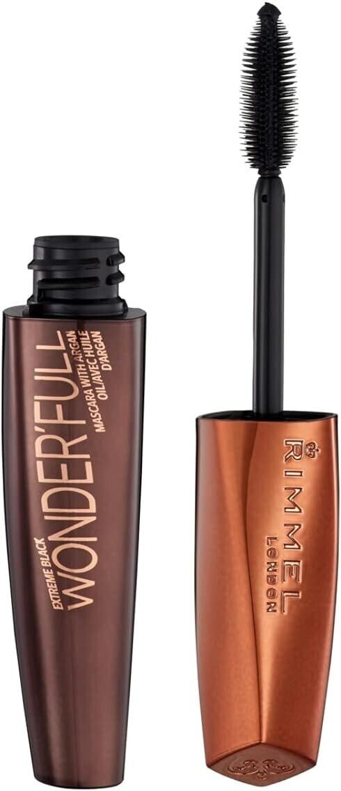 Rimmel Wonder’Full With Argan Oil Mascara 003 Extreme Black,12 ml,by luxeemporium