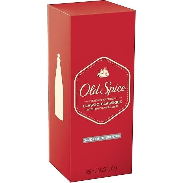 Old Spice Classic After Shave 4.25 Ounce ,125ml