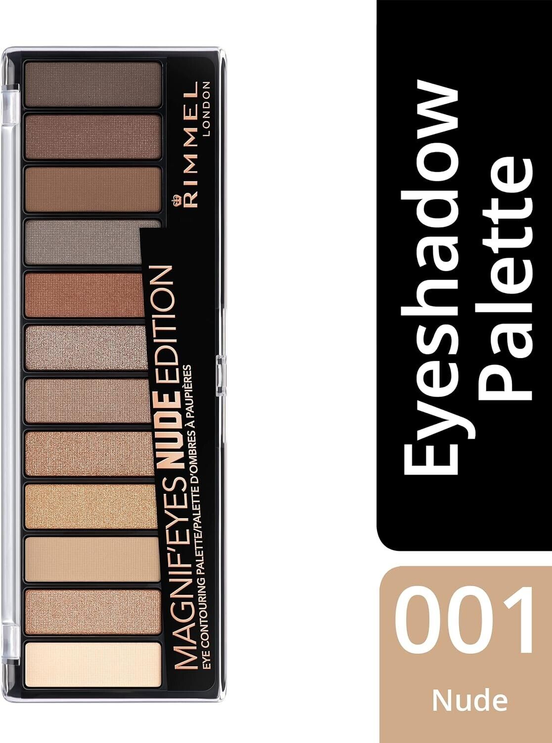 Rimmel Magnif'eyes Eye Contouring Palette Nude Edition 001,14.2 g