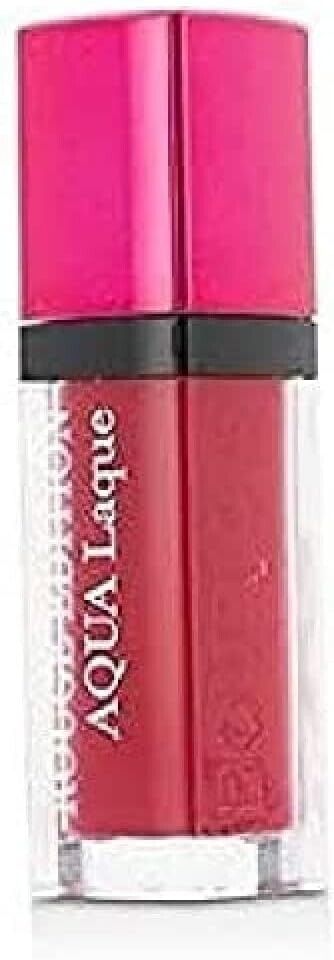 Bourjois Paris Rouge Edition Aqua Laque Lipsticks,07 Fuchsia Perche,7.7ml