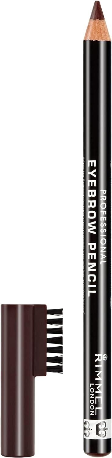 Rimmel London Professional Eyebrow Pencil,001 Dark Brown, 1.4g,by luxeemporium