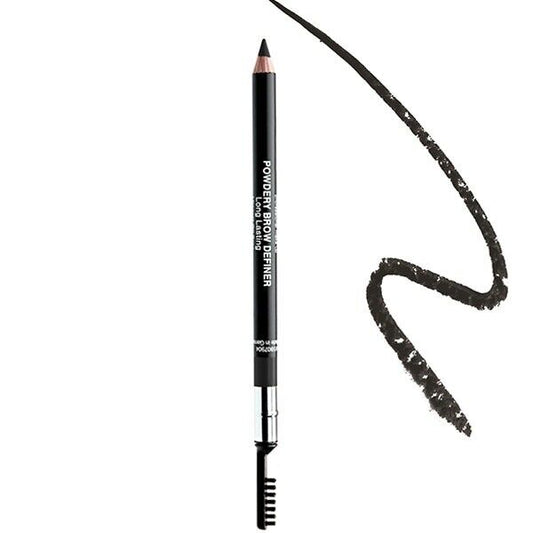 Radiant Powder Brow Definer,06 Black,Long Lasting,1.19 g,by luxeemporium