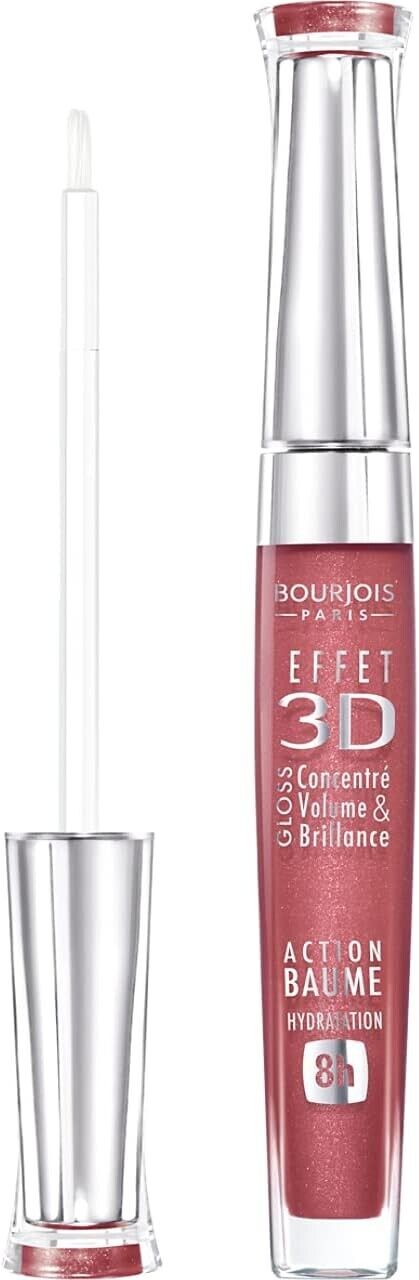 Bourjois Effet 3D Rose Charismatic Lip Gloss 03 Brun Rose Academie,5.7 ml