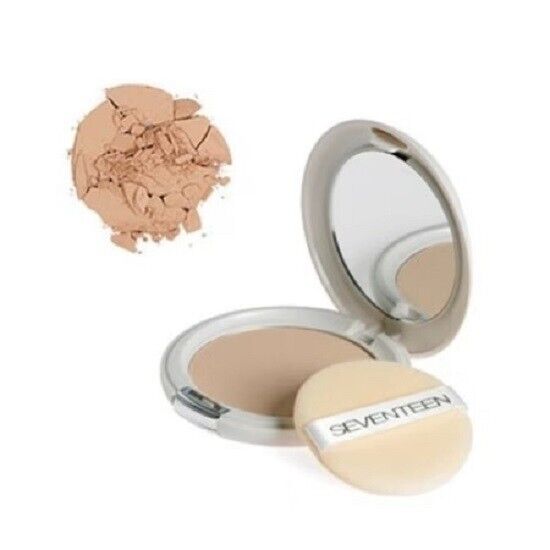 Seventeen Natural Silky Compact Powder,SPF 15&Vitamin E,02 Natural,12g