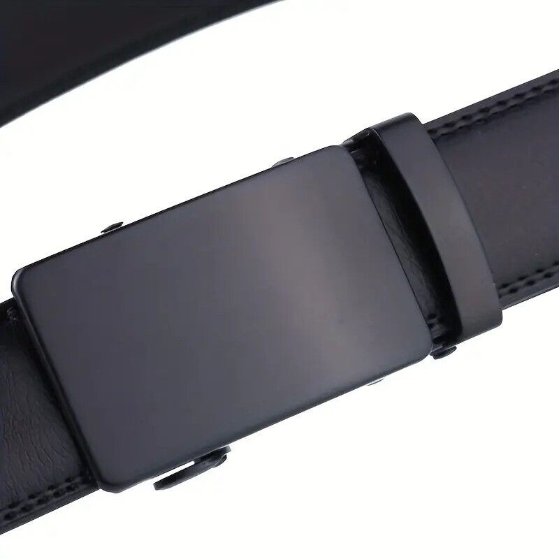 Men's Automatic Buckle Belt PU Leather Belt Business Suit Waist Strap,Free 🚚