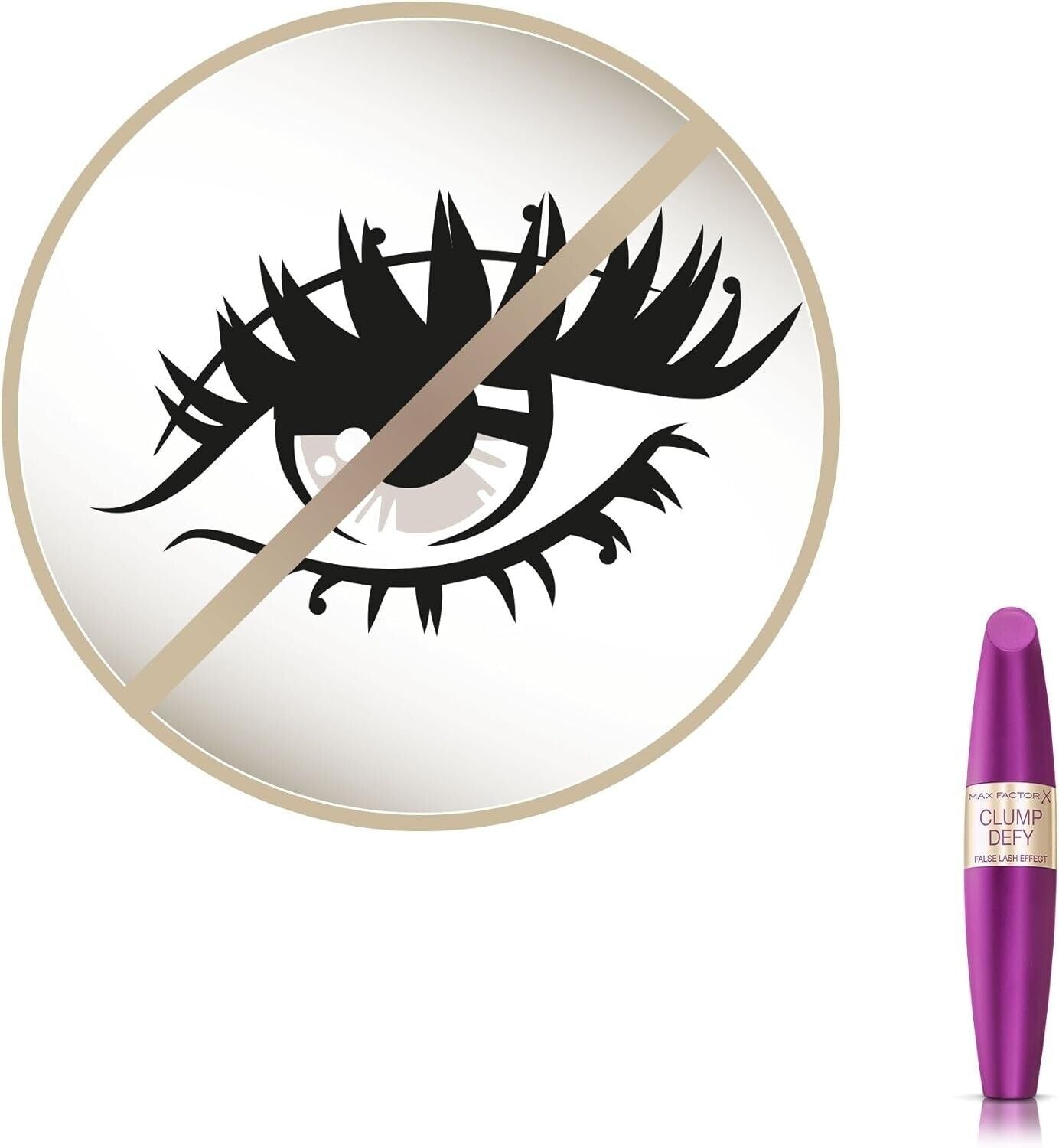 Max Factor False Lash Effect Clump Defy Volumising Mascara,Black,13.1 ml