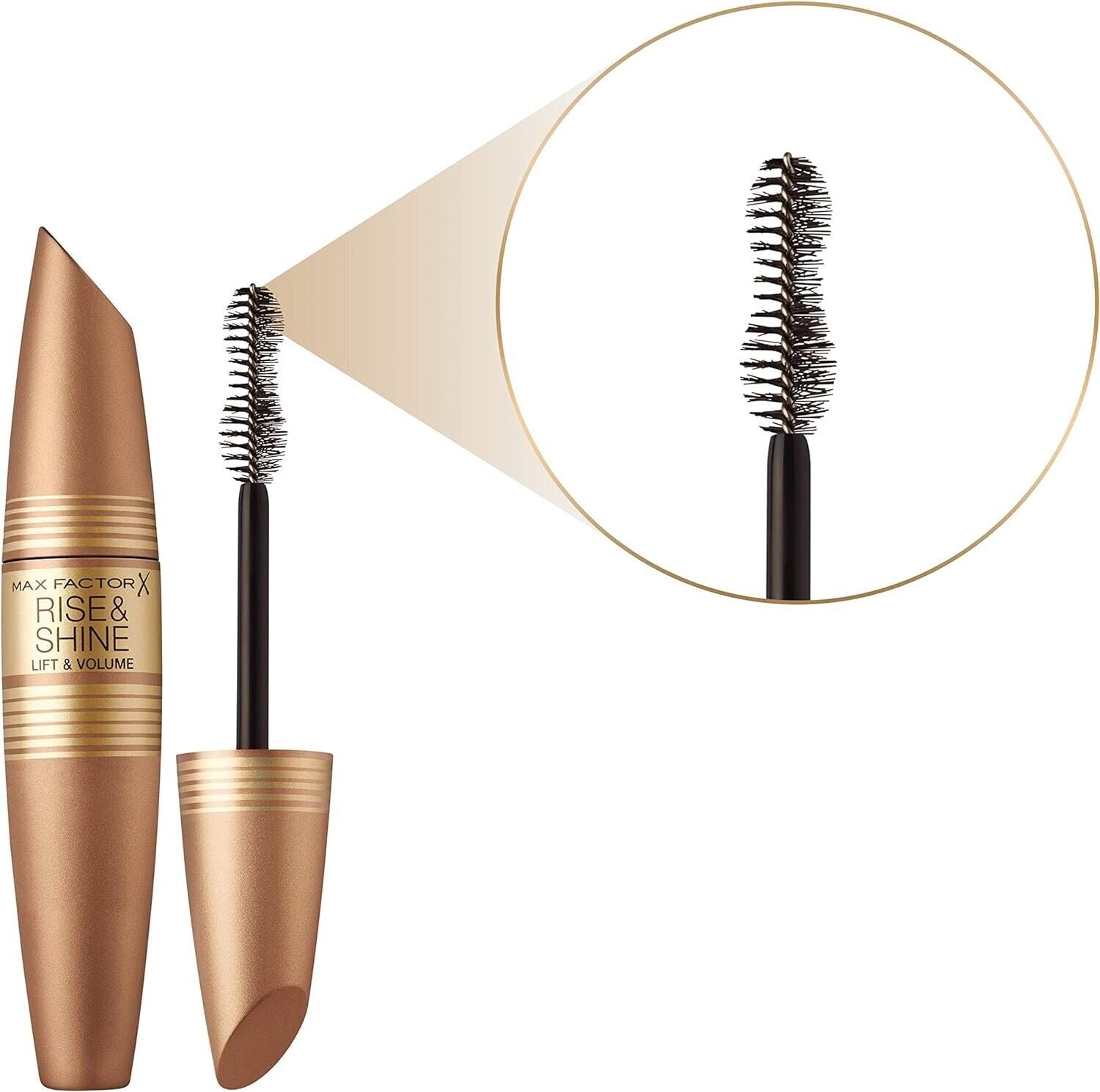 Max Factor Rise & Shine Lift & Shine Mascara 002 Brown/Black,12ml