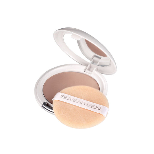 Seventeen Natural Silky Compact Powder,SPF 15&Vitamin E,05 Toffee,12g