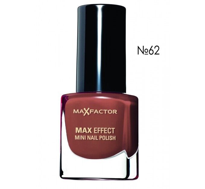 Max Factor Max Effect Mini Nail Polish 62 Lady Scarlet,4.5 ml