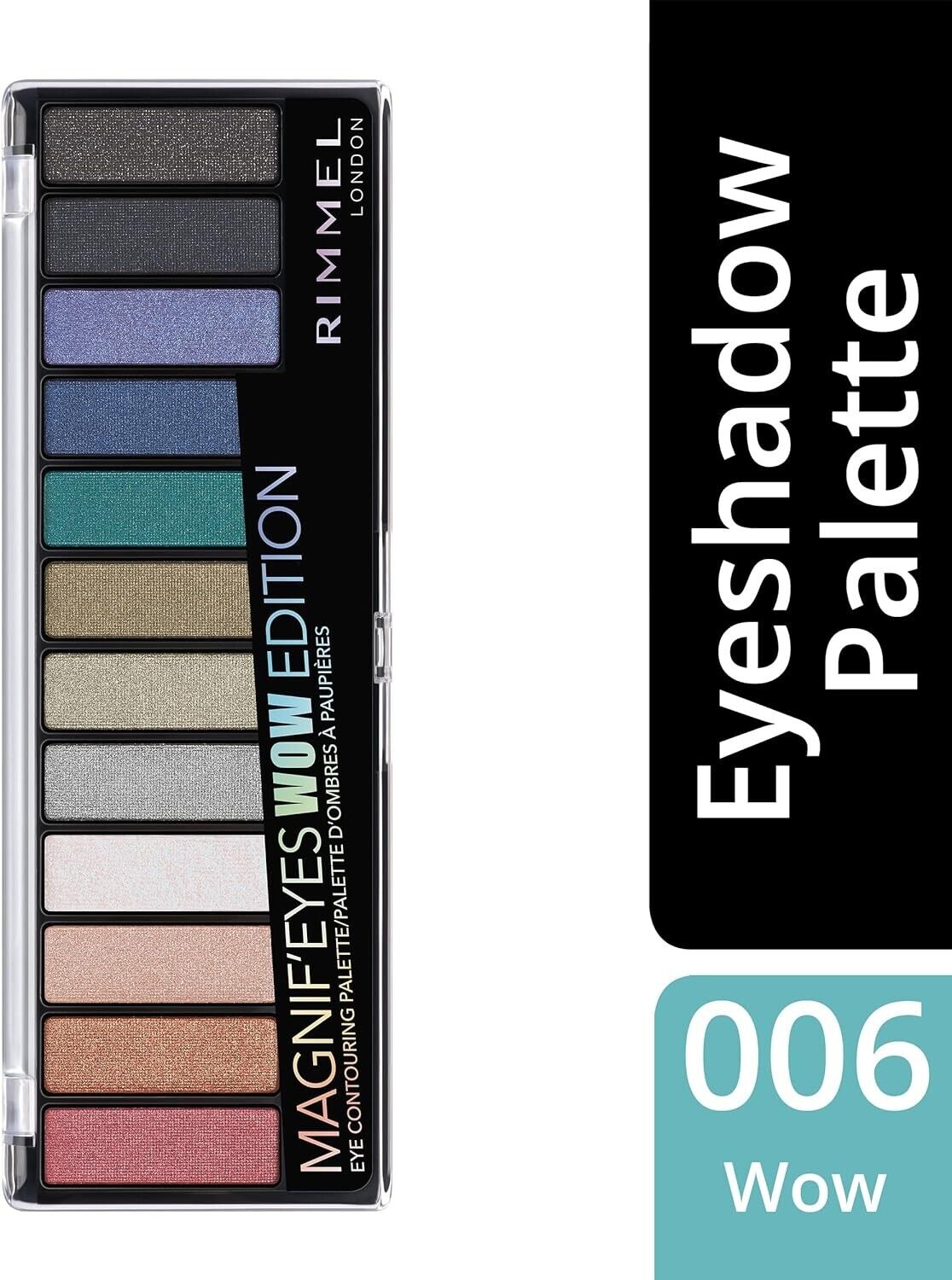 Rimmel Magnif'eyes Eye Contouring Palette 006 Wow Edition,14.2 g