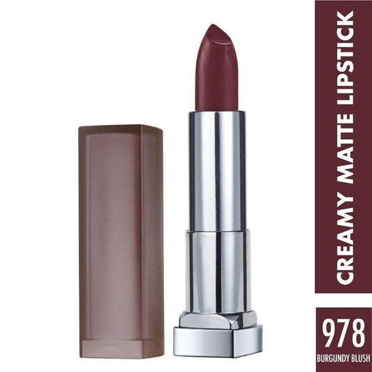 Maybelline New York –Color Sensational Creamy Matte Lip Color 978 Burgundy Blush