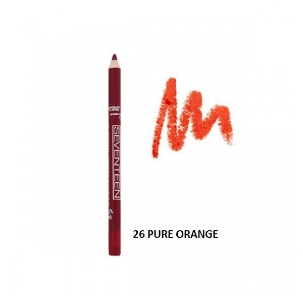 Seventeen Super Smooth Waterproof Lip Liner, SOFT  WITH AN INTENSE RESULT,1.2 g