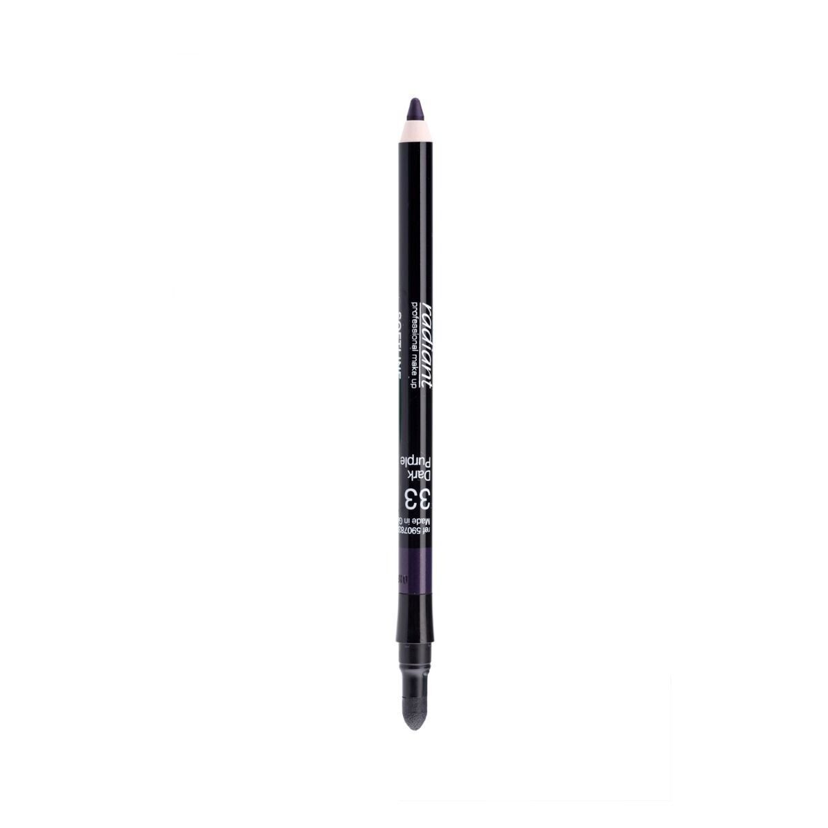 Radiant Softline Waterproof Eye Pencil,Smudging Tool,33Smoky Dark Purple,Free 🚚