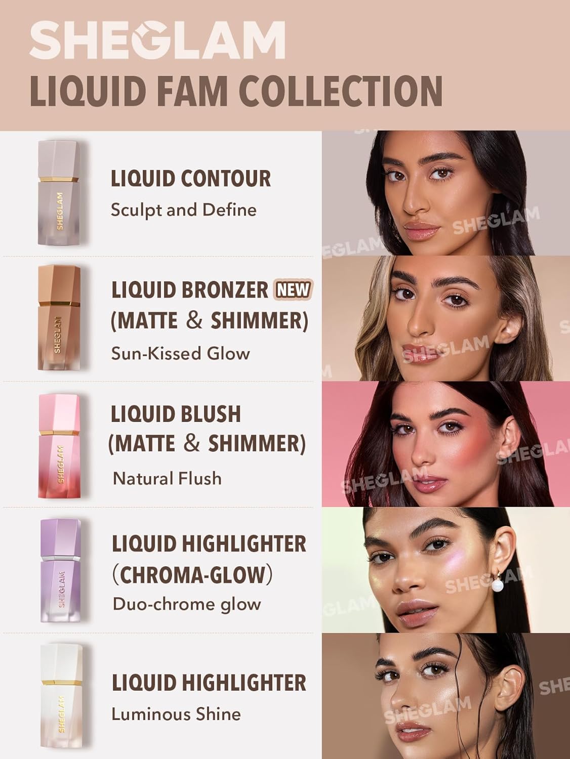 SHEGLAM Color Bloom Liquid Blush Makeup for Cheeks – Matte Finish, Free 🚚