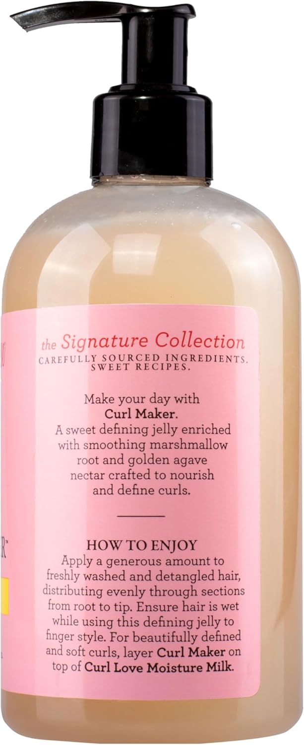 Camille Rose Curl Maker& Hair Defining Jelly,Marshmallow&Agave Leaf Extract,355ml