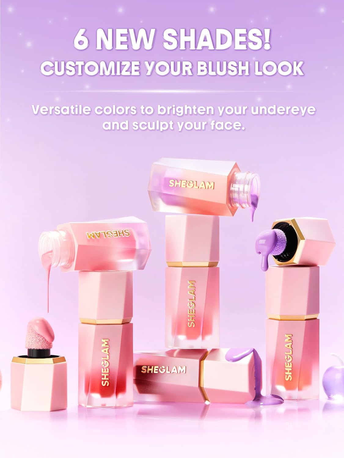 SHEGLAM Color Bloom Liquid Blush Makeup for Cheeks – Matte Finish, Free 🚚