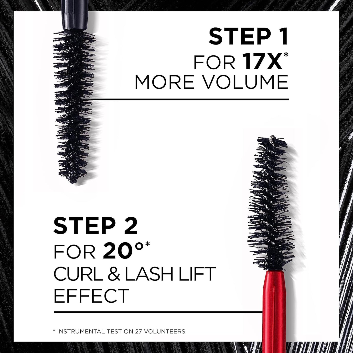 L'Oréal Paris Mascara, Salon Lash Lift, With Pro-Keratin, Long-lasting, No Clumping or Smudging, Pro XXL Lift, Black