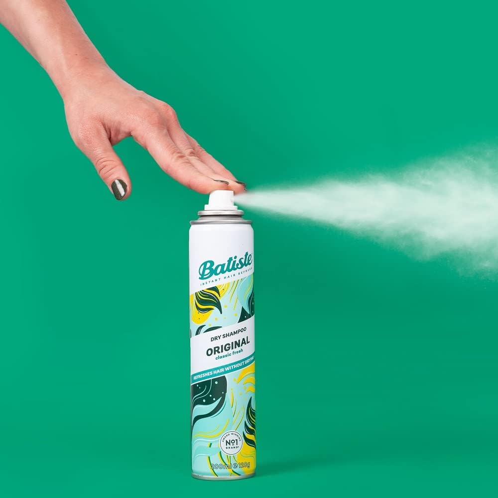 Batiste Dry Shampoo Original 200ml,Fresh&Clean Fragrance,No Rinse ,200 ml