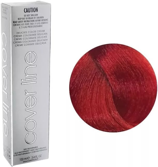 COVER LINE Delicate Hair Color Cream,7.666 Blondo Rosso Extra int