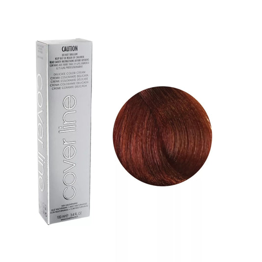 COVER LINE Delicate Hair Color Cream,8.4 Light Copper Blonde