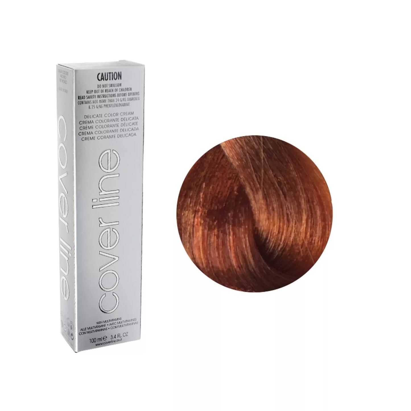 COVER LINE Delicate Hair Color Cream,9.4 Very Light Copper Blonde