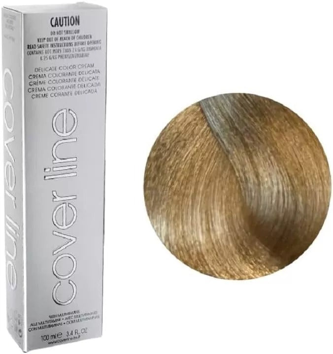 COVER LINE Delicate Hair Color Cream,9 Very Light Blond