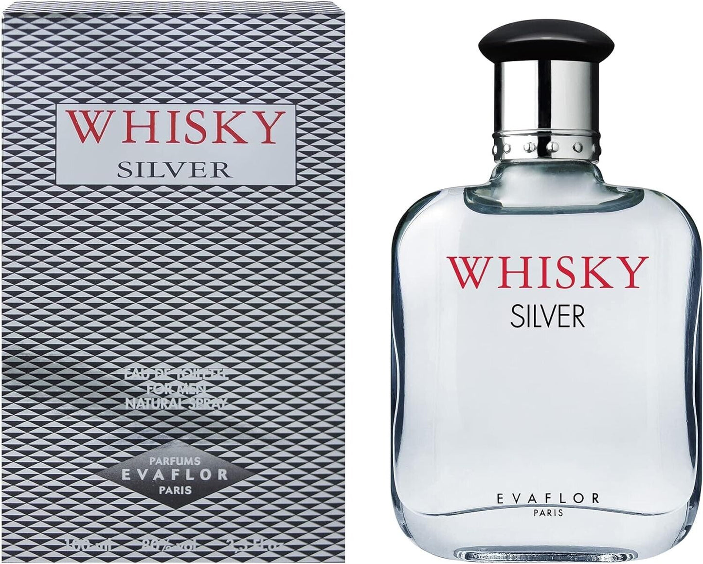 Eau de Toilette WHISKY SILVER,100 ml,Men perfume