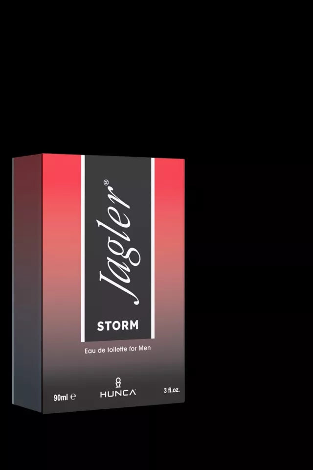 Jagler Storm Eau De Toilette For Men,Set Perfume and Deo,90 ml,by Hunca