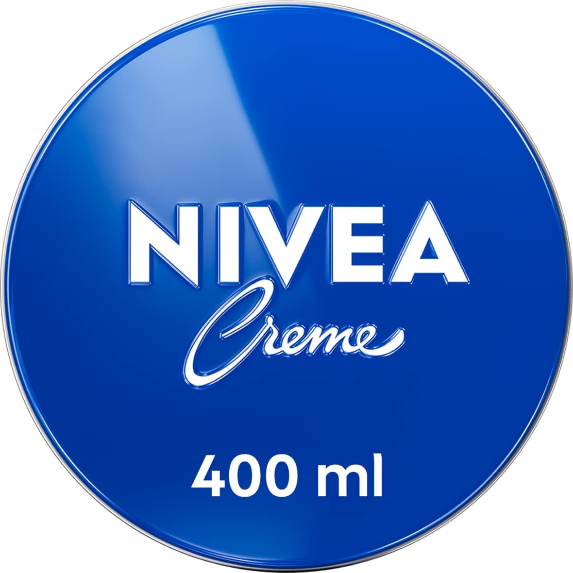 NIVEA Creme Tin (400ml), Moisturising Cream Provides Intensive Protective Care for Soft and Supple Skin, Ideal for Daily Use as a Face, Hand, or Body Cream