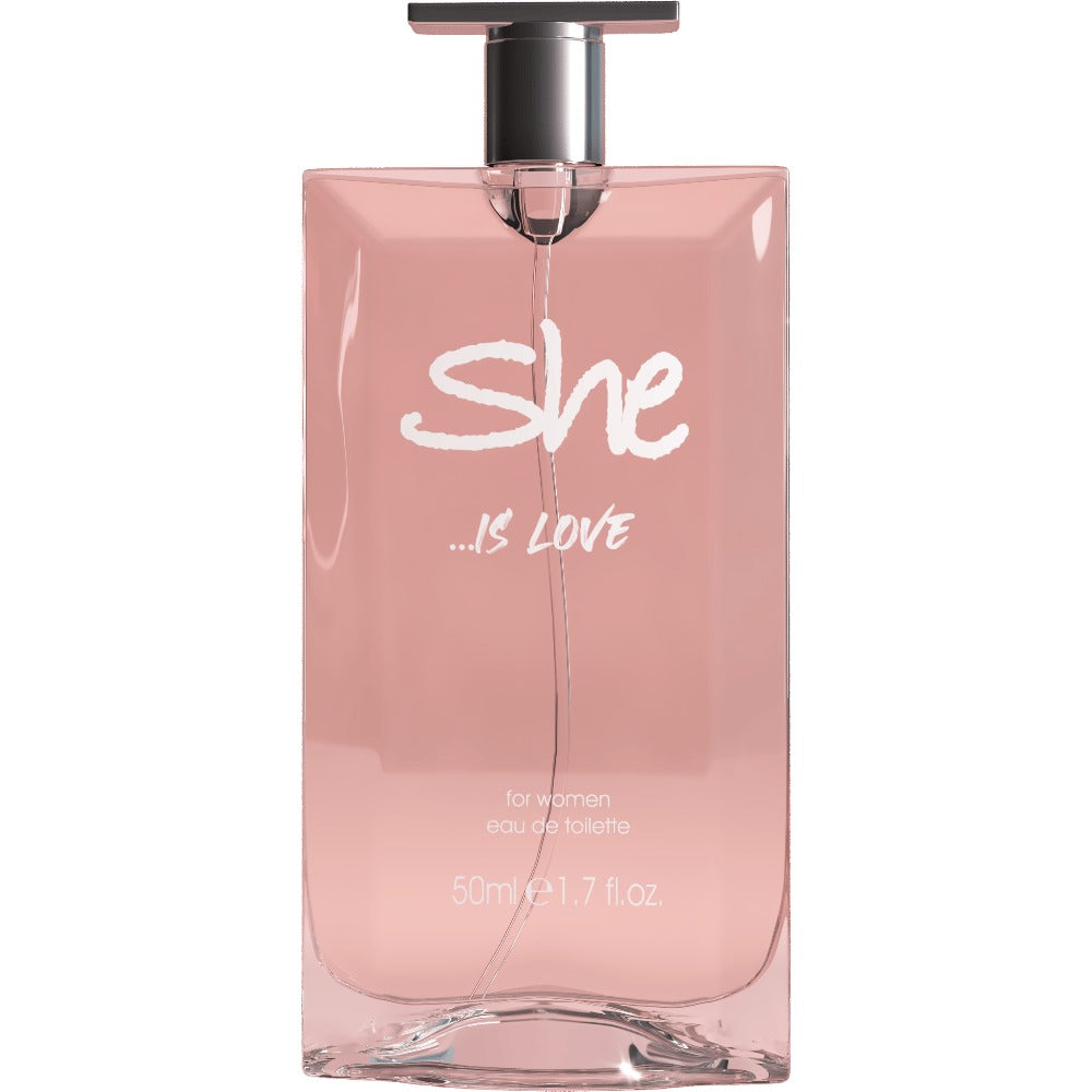 She Is Love Perfume 50ml+Deodorant 150ml Gift Set by Hunca