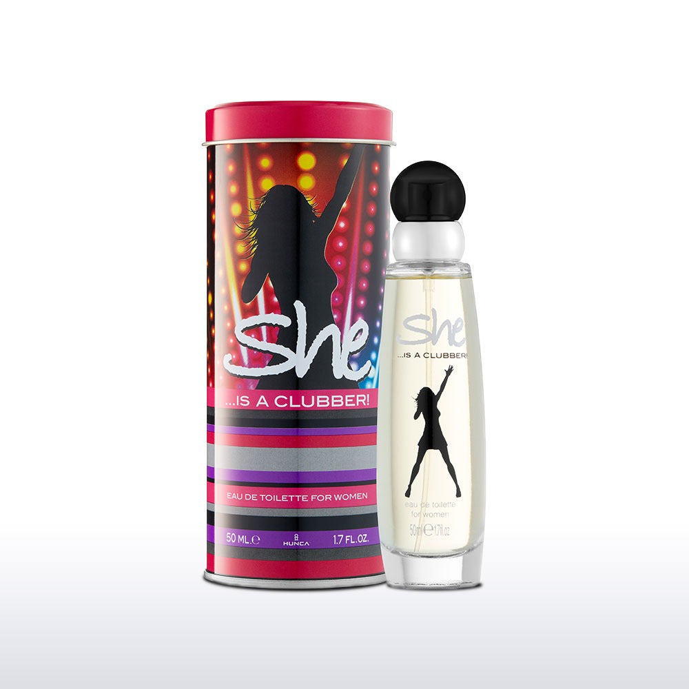 She is Clubber  Woman Perfume Edt 50 ml by Hunca