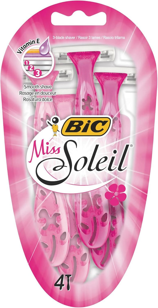 BIC Miss Soleil Disposable Women's Razors, Pack of 4, Free Delivery 🚚