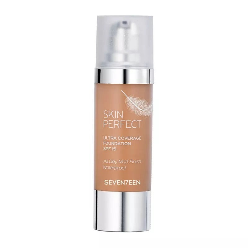 Seventeen Skin Perfect Ultra Coverage Waterproof Foundation,Shade: 07,30 ml