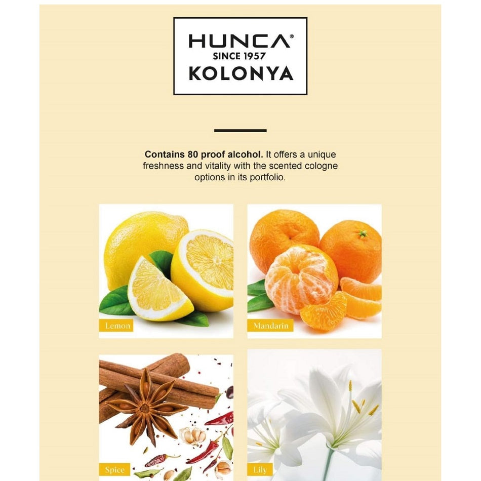 Kologne Lemon Eau de Cologne , 400 ml by Hunca Care