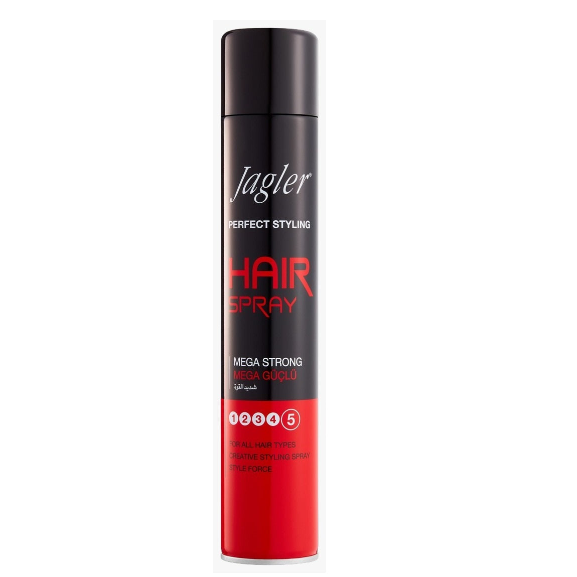 Jagler Perfect Styling Hair Spray Mega Strong nr 5, 400ml,by Hunca