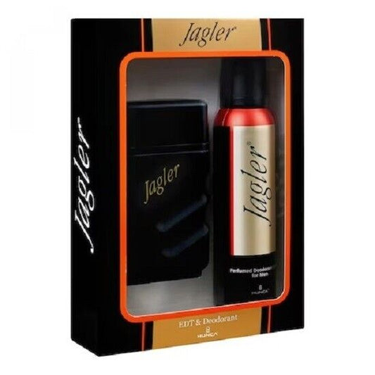 Jagler Edt Men 90 Ml + Jagler 150 Ml Deodorant Set by Hunca