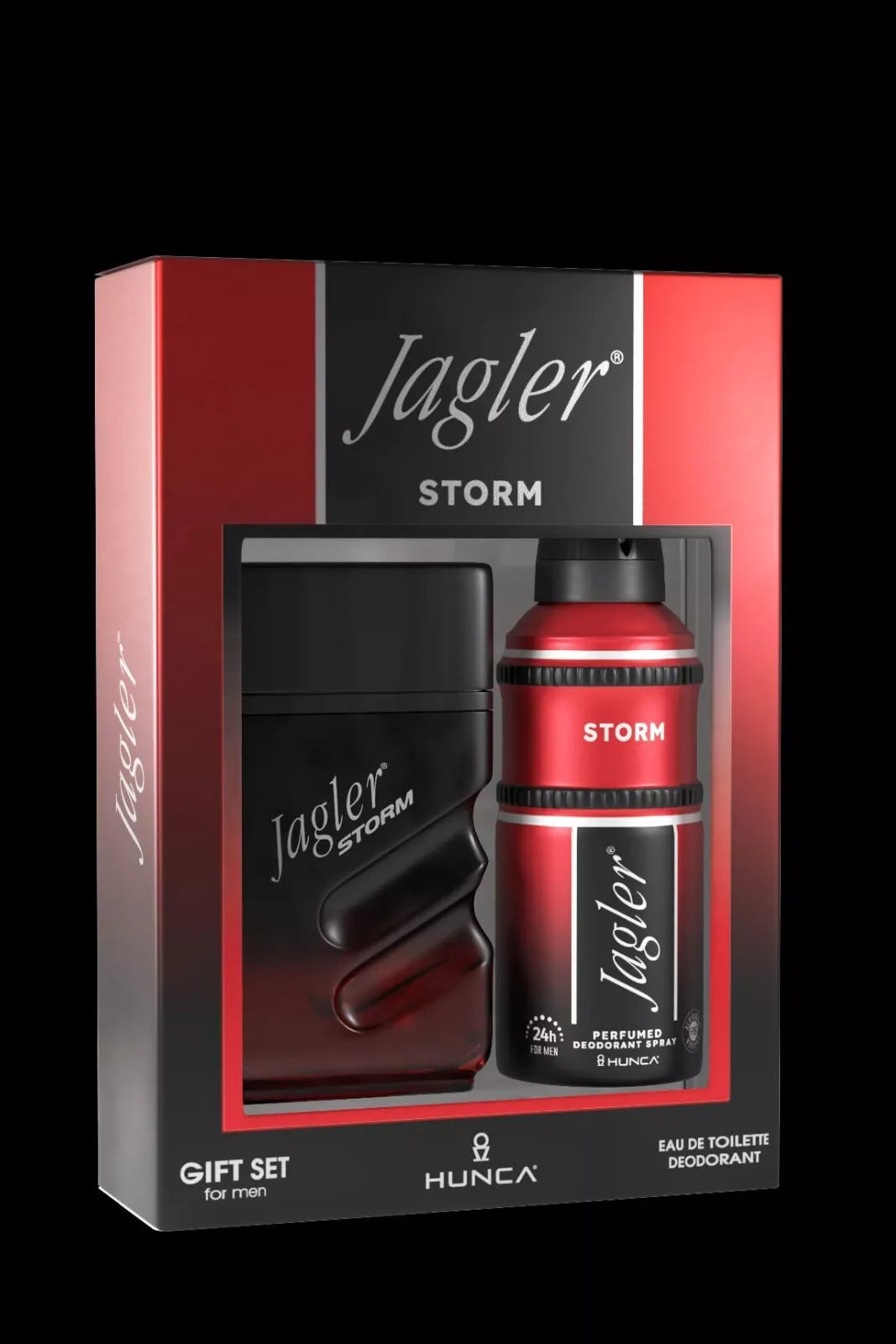 Jagler Storm Eau De Toilette For Men,Set Perfume and Deo